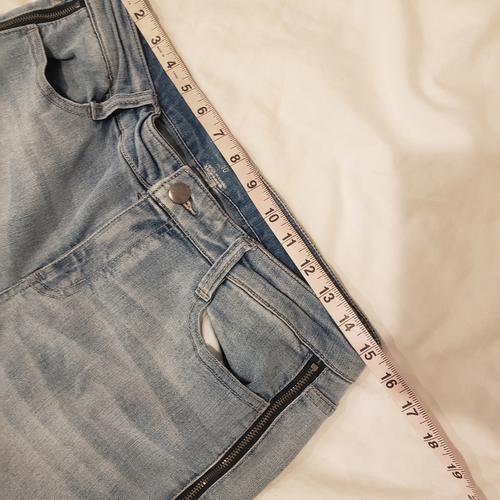 PROJECT RUNWAY Blue Skinny Jeans Size Junior 10 - Picture 4 of 10
